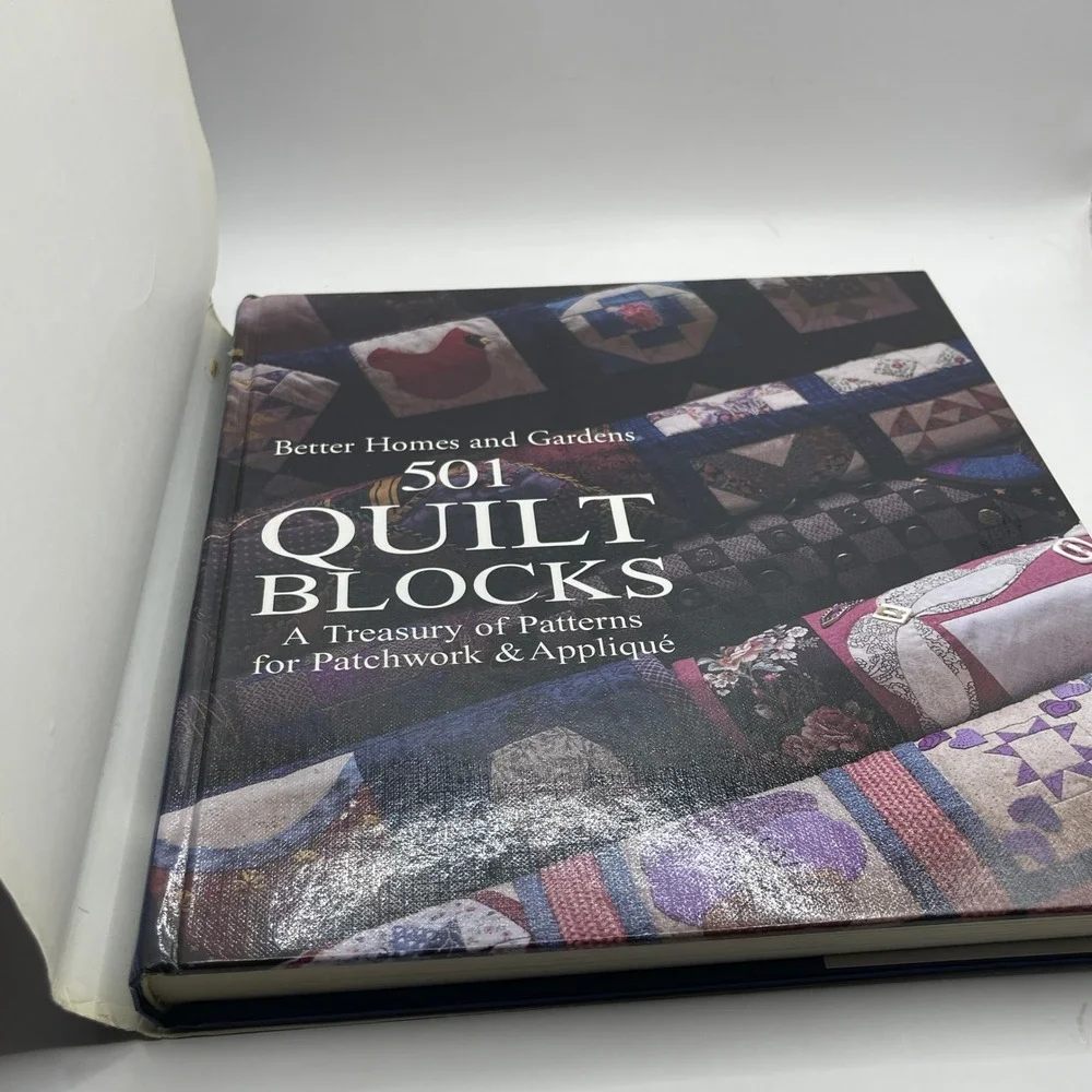 Better Homes and Gardens 501 Quilt Blocks Patchwork Applique Hardcover 1994 Book